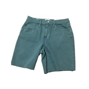 Universal Thread Vintage Stretch Teal Green Bermuda Shorts NWT Size 0/25